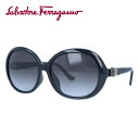 【国内正規品】サルヴァトーレ フェラガモ サングラス Salvatore Ferragamo SF738SA 001 58サイズ アジアンフィット【レディース】 UVカット(4)