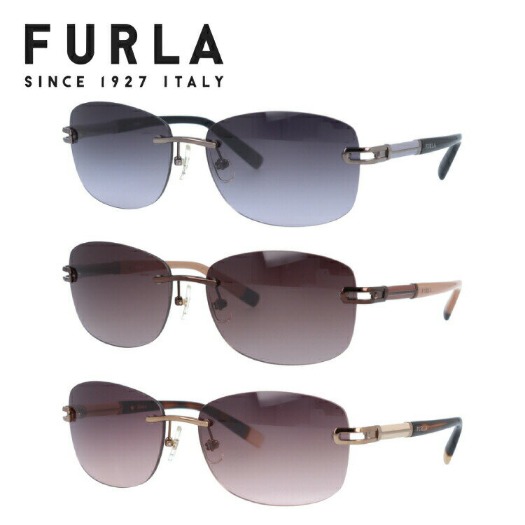 Rakuten - 【お買い物マラソン対象】【訳あり】フルラ サングラス FURLA SU4312J 0568/0300/0A75/08FE 59 アジアンフィット べっこう レディース 女性用 UVカット 紫外線対策 UV対策 おしゃれ ギフト ラッピング無料 メンズ 大きめサイズ ビッグシルエット