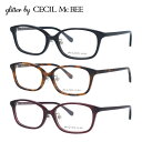 メガネ 眼鏡 度付き 度なし glitter by CECIL McBEE グリッターバイセシルマクビー GCF 7511 全3色 52サイズ クマ ベア オーバル型 レディース 女性 UVカット 紫外線 ブランド 伊達 ダテ|老眼鏡・PCレンズ・カラーレンズ・遠近両用対応可能