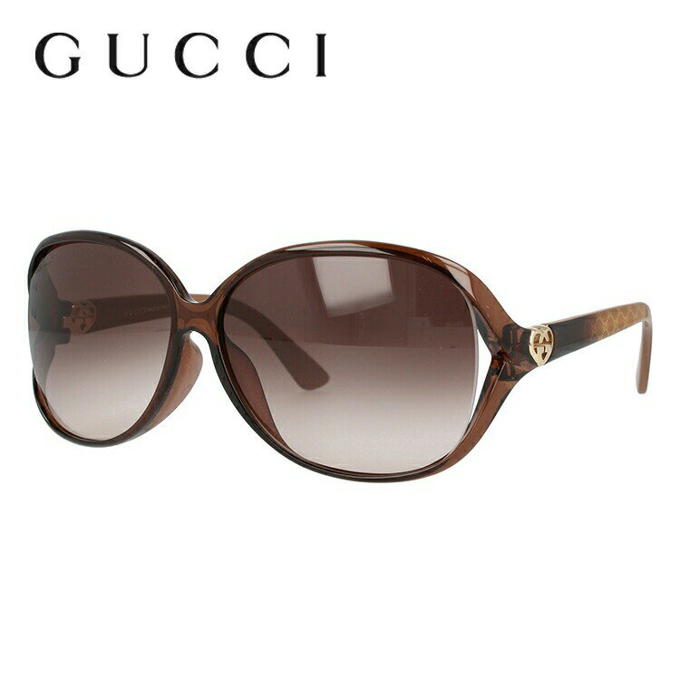 グッチ サングラス（レディース） グッチ サングラス アジアンフィット GUCCI GG3792FS MKW/J6 64サイズ バタフライ レディース インターロッキングG ハート シェリーライン グッチシマ UVカット ショッパー付属 【GUCCI】