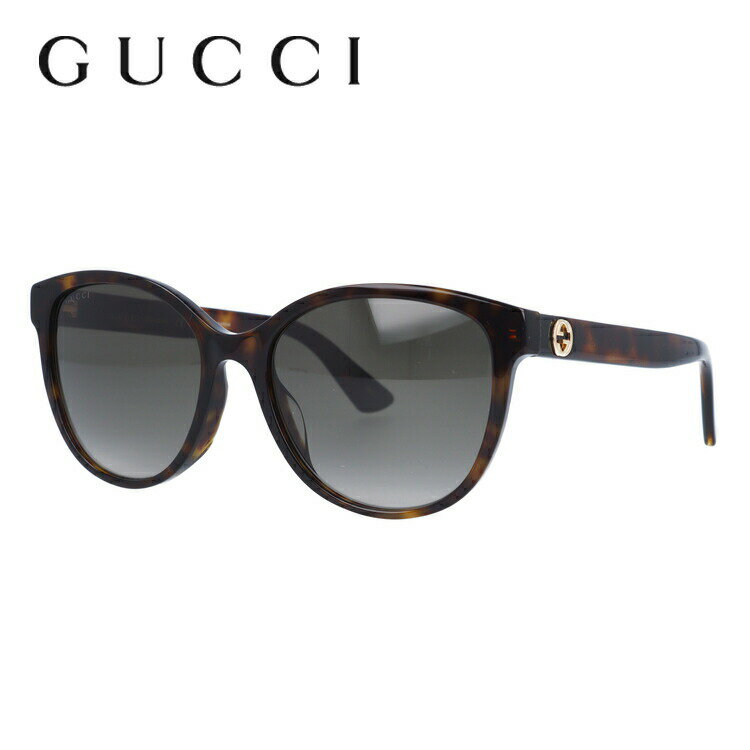 グッチ サングラス アジアンフィット GUCCI GG0703SK 001 55サイズ バタフライ ユニセックス メンズ レディース インターロッキング GG