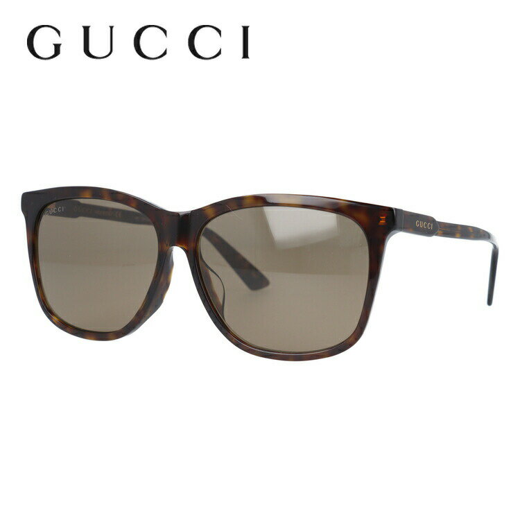 グッチ サングラス（レディース） グッチ サングラス アジアンフィット GUCCI GG0495SA 002 60サイズ ウェリントン ユニセックス メンズ レディース イタリア製