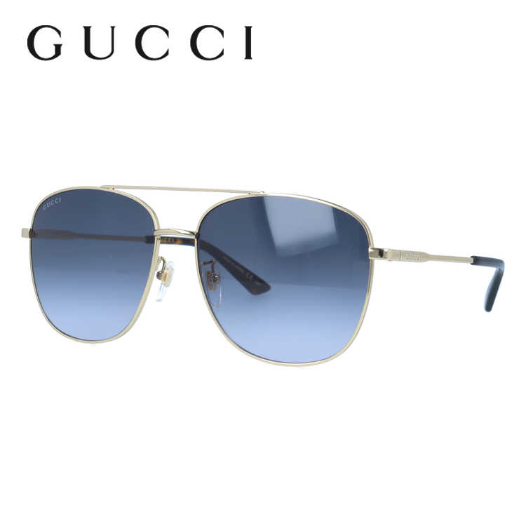 グッチ サングラス GUCCI GG0410SK 003 61サイズ ティアドロップ（ダブルブリッジ） 日本製 ビー（蜂） ブランド レディース メンズ メガネ アイウェア UVカット 紫外線カット UV対策 おしゃれ ギフト プレゼント 母の日 父の日 ラッピング無料