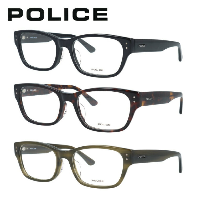 樂天商城 - 【国内正規品】ポリス メガネフレーム 伊達メガネ アジアンフィット POLICE VPLL90J 54サイズ スクエア型 ユニセックス メンズ レディース