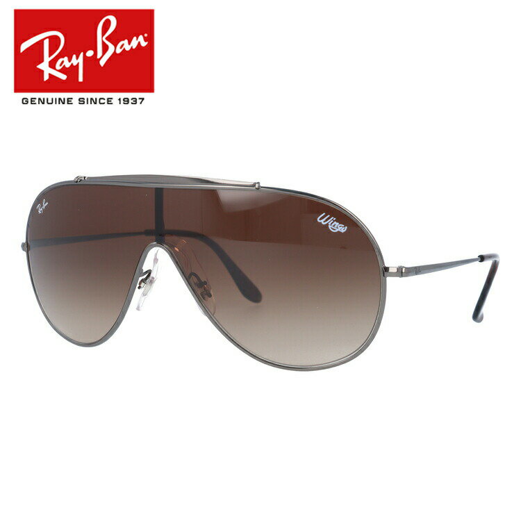 レイバン サングラス ウィングス Ray-Ban WINGS RB3597 004/13 133サイズ ティアドロップ メンズ レディース ユニセックス 