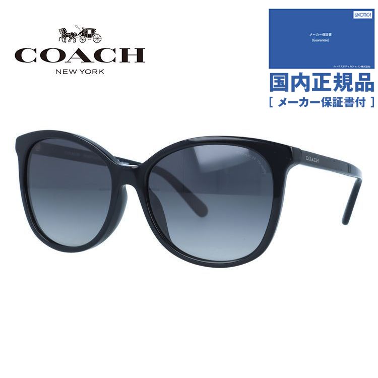 コーチ サングラス メンズ 【国内正規品】コーチ サングラス 偏光サングラス ユニバーサルフィット COACH HC8271U 5002T3 57サイズ ウェリントン ユニセックス メンズ レディース