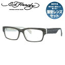 【訳あり】エドハーディー EdHardy メガネ フレーム 眼鏡 度付き 度なし 伊達 EHOA004 4 GREY HAZEL グレイハゼル スクエア型 メンズ レディース UVカット 紫外線