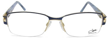 CAZAL カザール メガネフレーム 1224 003 眼鏡 ブランド 伊達メガネ 度付き ブルー×ライトゴールド チタン レディース 女性 ドイツ製
