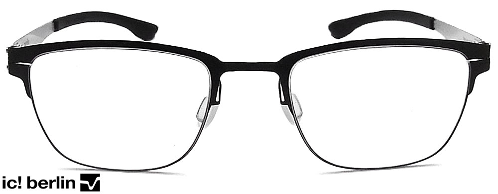 ic! berlin アイシーベルリン メガネ The Lone Wolf ザ ローンウルフ Black×Pearl 眼鏡 伊達メガネ 度付き メンズ レディース