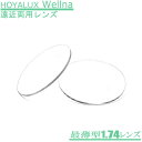 HOYALUX Wellna ウェルナ最薄型174 (LSVの後継) 遠近両用メガネレンズ（2枚1組）自然な見え方のハイグレードレンズ