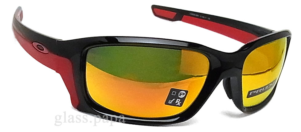 OAKLEY オークリー サングラス 009336-0658 ストレートリンク アジアンフィット STRAIGHTLINK ASIAN FIT PRIZM RUBY プリズムルビー POLISHED BLACK