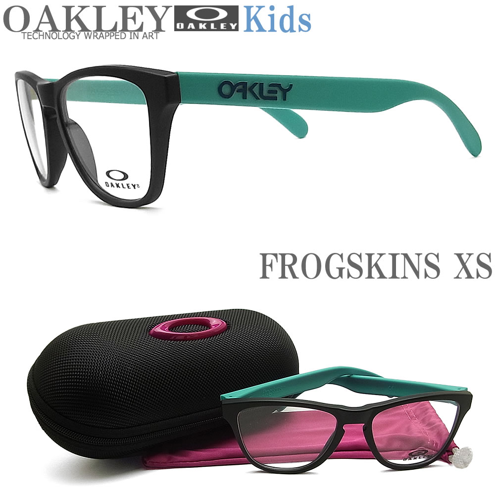 OAKLEY qp I[N[ Klt[ mFROGSKINS XS tbOXLXSn OY8009-0150 ዾ uh X|[c ɒBKl xt Satin Black LbY