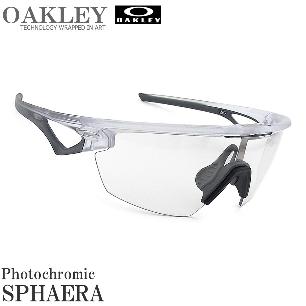OAKLEY オークリー OO9403-0736 調光レンズ SPHAERA サングラス Matte Clear / Clear Photochromic 調光サングラス 009403