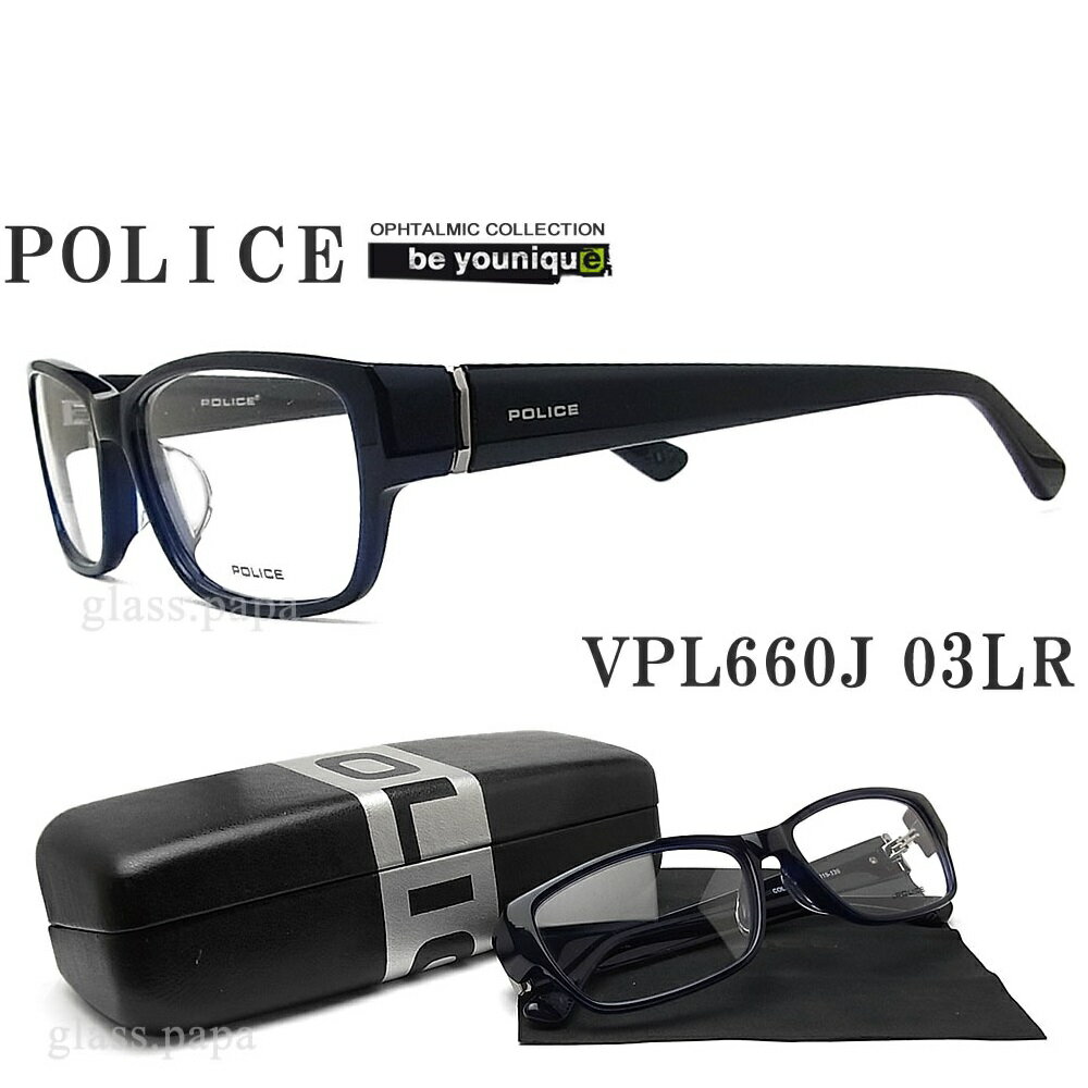 POLICE |X Klt[ VPL660J-03LR ዾ uh ɒBKl xt FJbg p\Rp YEfB[X jpEp lCr[ Z vpl-660j