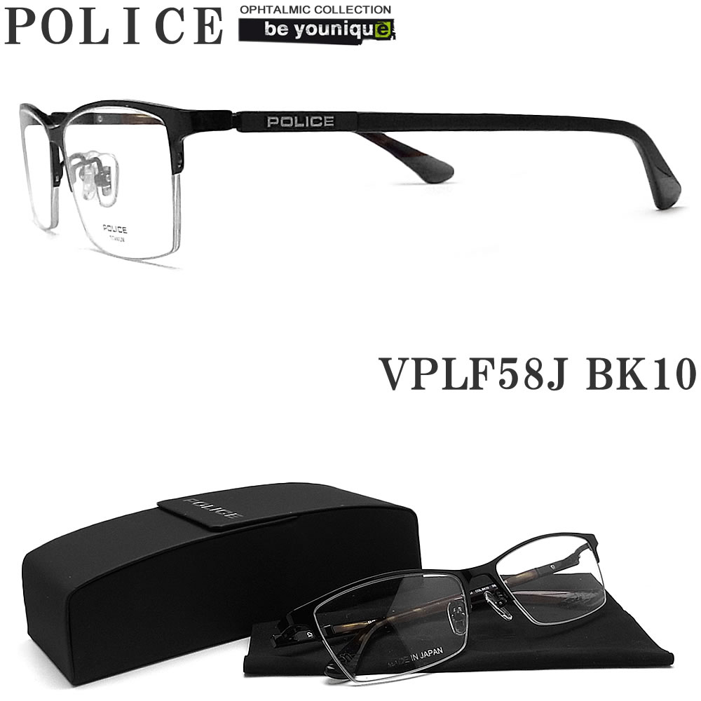 POLICE |X Klt[ VPLF58J-BK10 ዾ ɒBKl xt FJbg p\Rp Y jp ubN `^~Z { vplf-58j