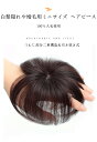 素材：人毛100％ ヘアネットサイズ：4cm×4cm（つむじ部分引き抜き式） ウィッグカラー：自然黒　ダックブラウン ウィッグ長さ：10CM ご自分の必要により、適当なサイズをご選択ください。 二重構造＆引き抜き式 こちらのつむじ部分には、頭皮の見た目をリアルに再現する「二重構造＆引き抜き式」という手植え方法を採用。 リアルスキンにはシルクネットを使用しており、さらに二重構造にしたことで植えた毛の根元が見えなくなっため、見た目が非常に自然です。 ウィッグの付け方 　1.まずは着用前にクリップを全部あけます。クリップをあけたら、前後を確認して（丸いのつむじ部分は後ろです）頭の上の気になる部分に持ってきて乗せます。 　2.軽く手で押さえながら地毛と一緒にブラッシング。ブラッシングしながら細かくつける位置を見ていきます。 　3.あらかじめなじむ位置でクリップをつけていきます。位置が決まればクリップを留めていきます。 　4.クリップの両端を押さえパチンっと音がしたらオッケーです。 　5.クリップを全て留め終わったら軽くウィッグの髪を引っ張ってみましょう。グラグラ動くようであれば、きちんと留まっていないのでクリップを留めなおしましょう。 　6.きちんと着用できたら、あとはしっかり全体的にブラッシングをして地毛となじませれば完成です。