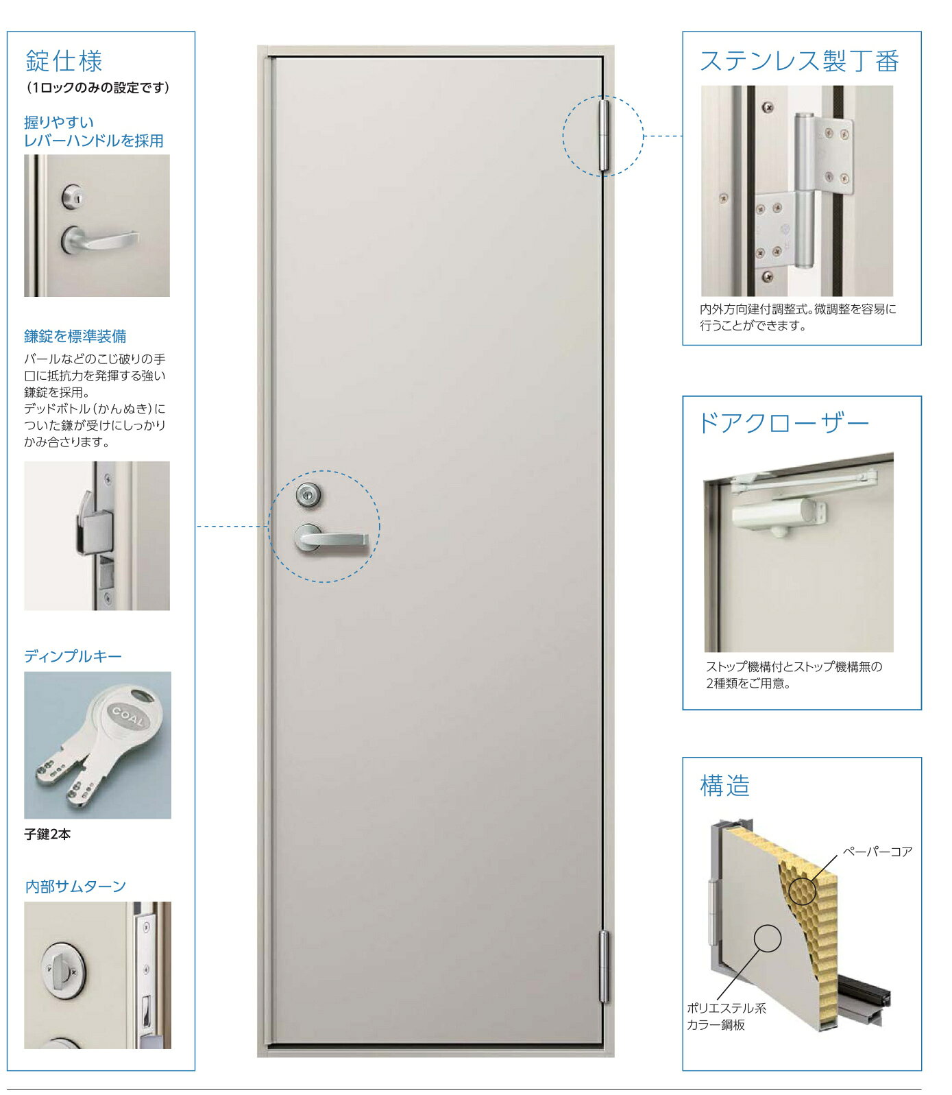 ◆納まり図はこちら ◆技術資料1はこちら ◆注意事項はこちら ■配送先が個人様宅の場合は送料別途となります。 ■九州・北海道・沖縄・離島は別途送料がかかります。 ●YKKap 防火ドアGシリーズ　外部物入ドア　 ●国土交通大臣　防火設備　外部倉庫や物入れのドア ●デッドスペースを有効活用した、外部倉庫・物入れに最適。 フレキシブルなサイズ対応、壁面・サッシカラーに合せやすい色設定の「防火ドアGシリーズ 外部物入れドア」。 ●カラー ・H2:プラチナステンドア本体 H2:プラチナステン枠 ・B7:カームブラックドア本体 B7:カームブラック枠 ・YW:ホワイトドア本体 E1:アイボリー ※内観はすべてアイボリー色になります ※戸先・エッジ色は、枠色と同色になります。 ●サイズ：2つのWサイズ、4つのHサイズからご自由にお選びいただけます。 幅：W650mmまたはW785mm 高さ：H1600mm・1750mm・1850mm・1999mm ●錠仕様：1ロックのみ ●ハンドル：握りやすいレバーハンドル ●ディンプルキー子鍵2本 ●内部サムターン ●鎌錠を標準装備 ●ステンレス製丁番 ●ドアクローザー　ストップ機構付きかストップ機構無し選択できます。 ●下枠ステンレスカバー・アンカーセットはオプション品となり別途となります。 ■梱包内容:　枠ユニット：ノックダウン（丁番同梱）・ドア本体ユニット・組立完成品錠セット 全て組立前のメーカー梱包状態にてお送りします。 全てお客様にてお取付お願い致します。 お届け先は、4トントラックが通れる道、階段無しに限ります。 該当する場合は運送会社　営業所止めでご注文お願いいたします。 【ご確認お願い致します】大型商品の為、日にち・時間指定ができません。 平日19時までの間に配達となります。 ■配送先が個人様宅の場合は送料が別途かかります。＋5000円 配送先のご住所に会社名がありましたら必ず記載をお願い致します。 ■九州・北海道・沖縄・離島は別途送料がかかります。 ・九州→＋5000円 ・北海道・沖縄・離島は別途お見積り致します。お問合せ下さい。 【仕様変更　別途となります】 ●オプション：下枠ステンレスカバー＋2,500円 ●オプション：アンカーセット＋8,000円 ●配送先が個人宅の場合は＋5,000円　会社・企業の場合は別途かかりません。 ●発送先が九州・北海道の場合は＋5,000円 ●沖縄・離島は別途お見積り 例えば、九州で個人宅にお届けですと追加金額＋10,000円となります。 項目選択からお選びください。カート内では金額が反映されません。 後程当店からのメールで最終金額をご確認下さい。 カタログ等で十分内容をご確認の上ご注文お願いいたします。 また配送の遅れ等で工期の遅れが生じる場合がございますので余裕を見てご注文お願いいたします。 大型商品の為時間指定ができません。 平日19時までの間に配達となります。配送先が個人宅の場合は送料が別途発生する場合があります。 配送先のご住所に法人名・会社名がありましたら必ず記載をお願い致します。 カタログ等で十分内容をご確認の上ご注文お願いいたします。 また配送の遅れ等で工期の遅れが生じる場合がございますので余裕を見てご注文お願いいたします。 ・必ず納まり図でご確認をお願いします.・説明文は全てお読み下さい. ・受注生産品の為、御注文確定後の返品交換は一切お受けできませんので不明な点ありましたら必ず事前にお問合せ下さい. ・土日祝日は定休日となります... ●送料無料です。 北海道・沖縄・離島・その他一部の地域は別途送料がかかります。詳しくはご注文前にお問い合わせください。 西濃運輸さんにて配送致します。 配達不可地域がございますので、その場合は改めてお知らせいたします。 ・ご注文頂いてから約7日～10日前後で発送となります（土日祝除きます 詳しい仕様やご相談などは YKKap お客様相談室&nbsp;TEL 0120-20-4134月〜土 9:00〜17:00 【注意事項　必ずご確認お願い致します】 ■商品はイメージ画像となります。実際の色と異なる場合があります。 ■商品のみの販売です。施工は行っておりません。 ■オプションやグレードアップ商品を選択いただいた場合は、カート内・注文確定後の自動返信メールには金額は含まれておりません。 後ほど当店からお送りするメールが実際のご注文金額となります。お間違いが無いようご確認お願いいたします。 ■配送中の破損については運送会社さんの保険にて対応致します。（原則3日以内にご連絡） 商品の相違・破損・不備があった場合は代替え商品のみの対応となり、その他の損害（納期の遅れ等による人件費など）については一切保障はございません。 【商品保証について】 商品保証についてはこちらをご確認下さい