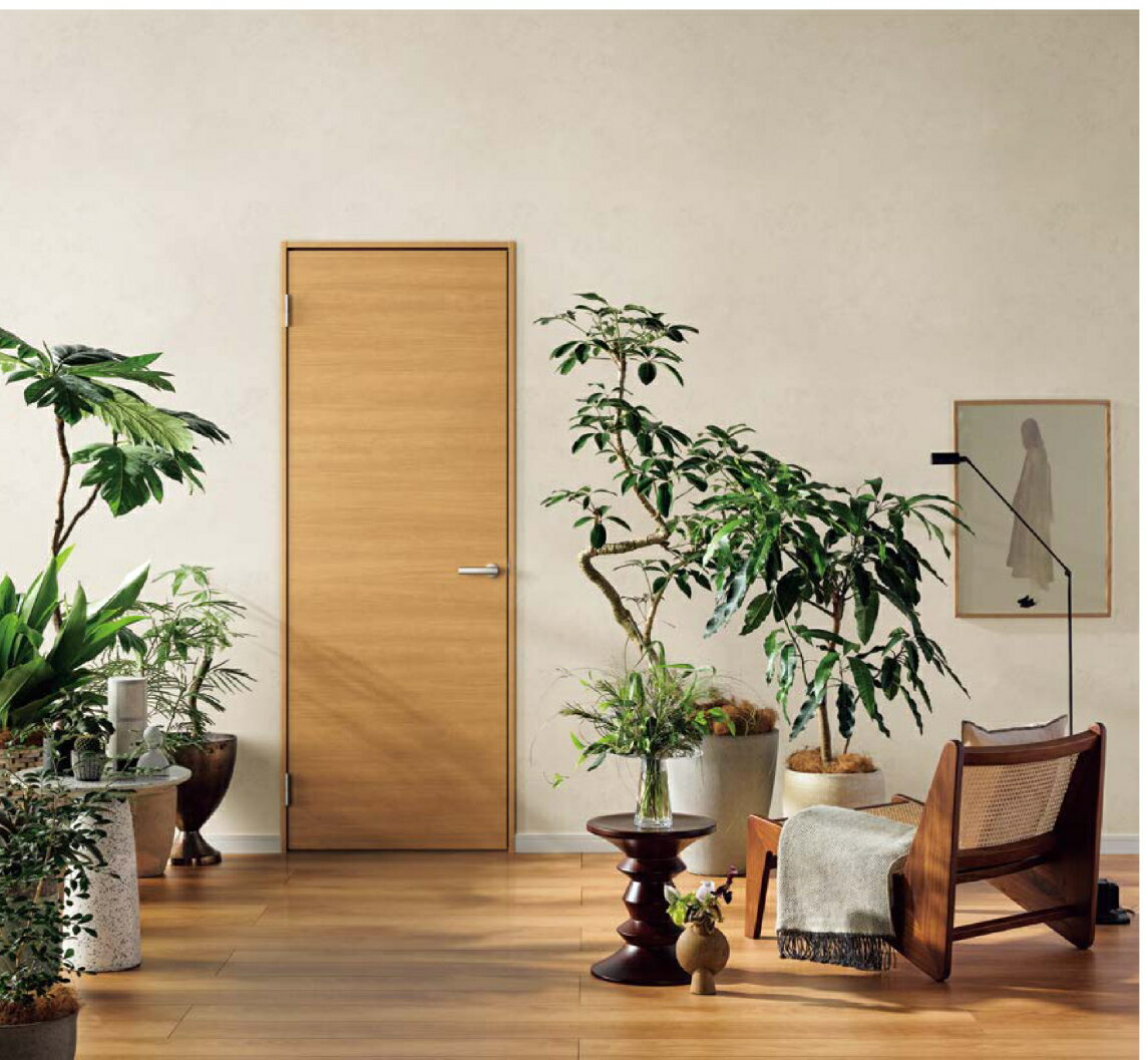 樂天商城 - BNAデザイン　YKKap 室内ドア 片開きドア　スマエル　スタンダード ＜空錠＞＜丁番タイプ＞＜ノンケーシング＞　幅733mm〜878mm　ドア高2033mm　建具　インテリア建材　Smayell