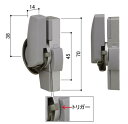YKKap 純正品 クレセント(右勝手)HH5K14370 1個入り APW330 引違い窓 SHT 窓タイプ