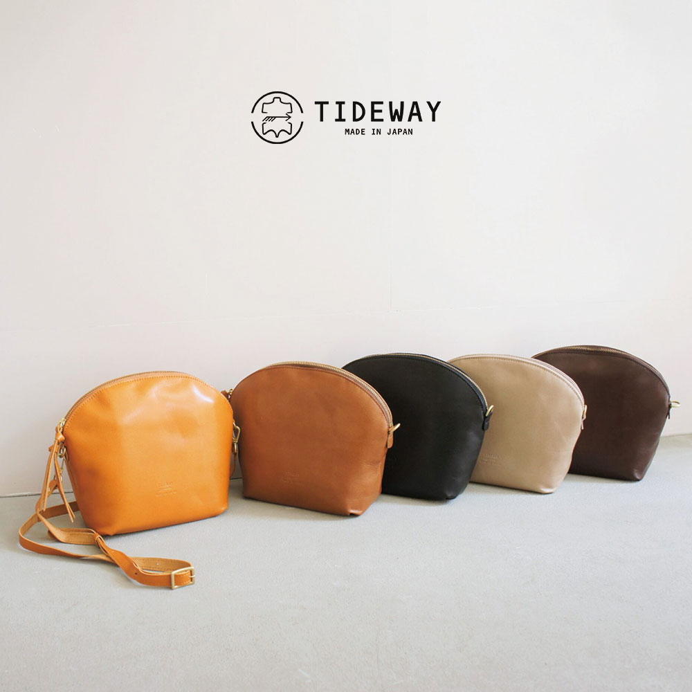 タイドウェイ 革バッグ レディース [TIDEWAY/タイドウェイ] LIGHT LEATHER SHOULDER ショルダーバッグ レザーショルダー 本革 軽量レザー [送料無料]