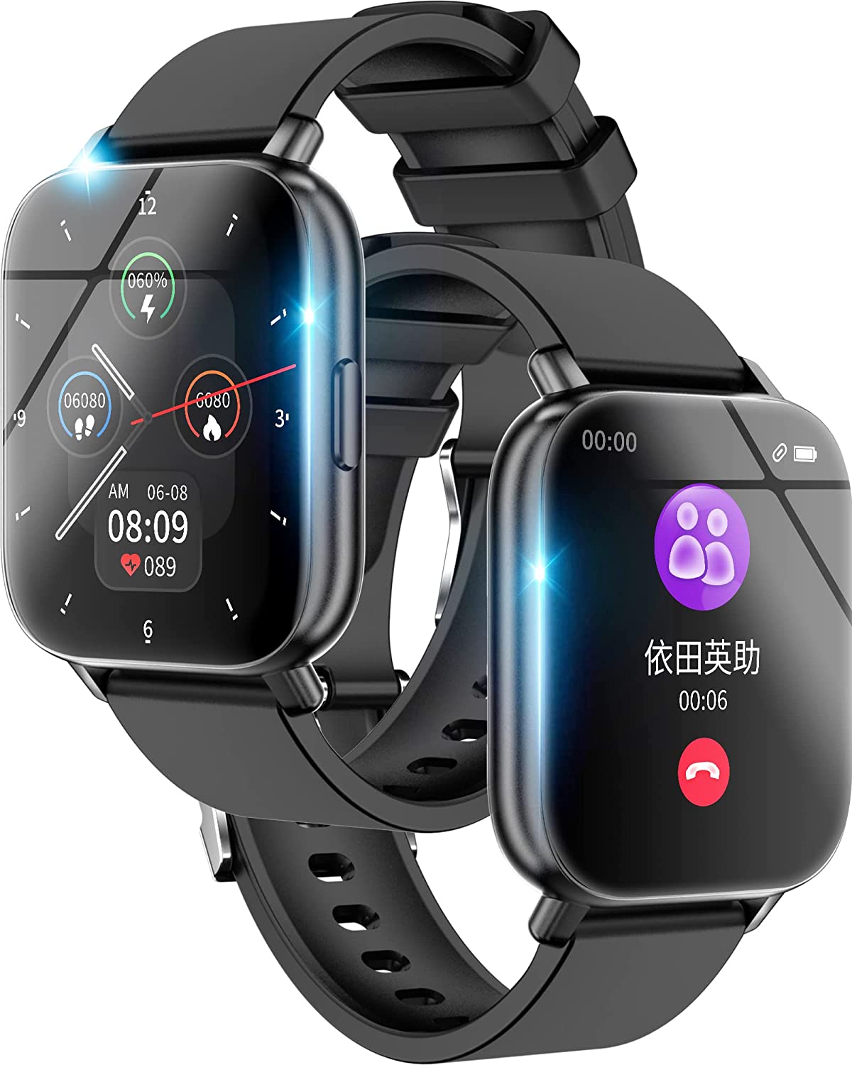 ޡȥå Bluetooth5.2õǽ1.7 HD smart watch ǥ å 忮 ں ̲ ¿౿ư⡼ ֥ մ IP67ɿ ʸ׼ͳ SMS/Twitter/Line/Facebook ¿ iPhone/Androidб