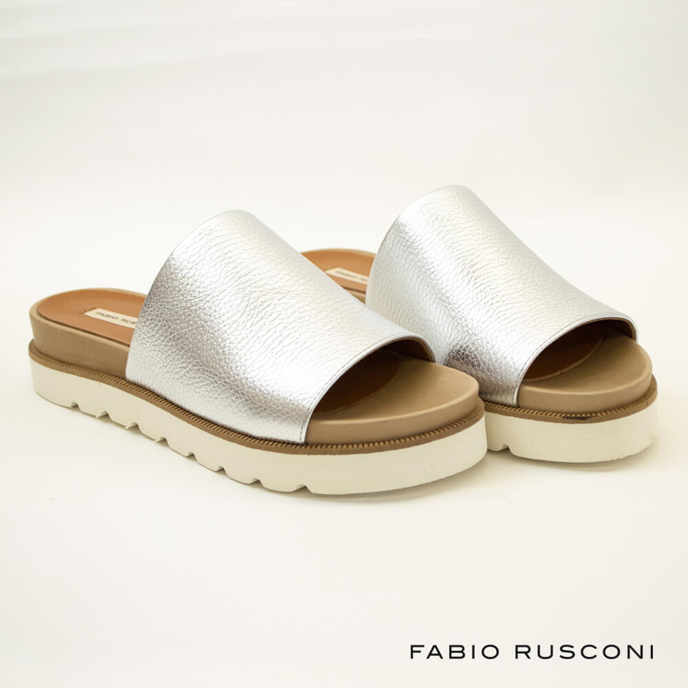 SALE Ĥ鷺 FABIO RUSCONI եӥ륹 饤ɥ NARA552  ARGENTO Сեåȥ ڤ եåȥ塼  С 쥶 ᥿å fabio rusconi 礭 