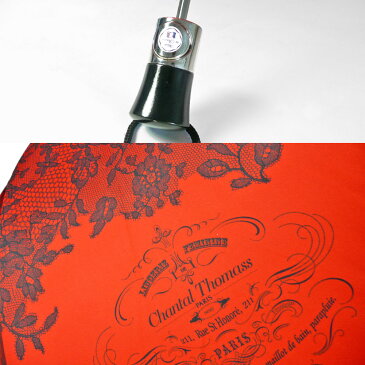 Chantal Thomass シャンタル トーマス 211 rue St Honore フラワーレース 晴雨兼用傘 折傘 2つ折傘 ワンタッチ ジャンプ傘 CT511傘 レディース 折りたたみ 白 ホワイト 赤 レッド ピンク ランジェリー 香水 ギフト プレゼント 誕生日 彼女 妻 女性 人気 お祝い コーデ