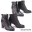 ルカ グロッシ LUCA GROSSI レザー ショートブーツ ヒール8cm 4011Tレディース ブーツ レディース ショート 22.5cm 23cm 23.5cm ブラック 黒 NERO グレー かっこいい 彼女 妻 女性 人気 お祝い