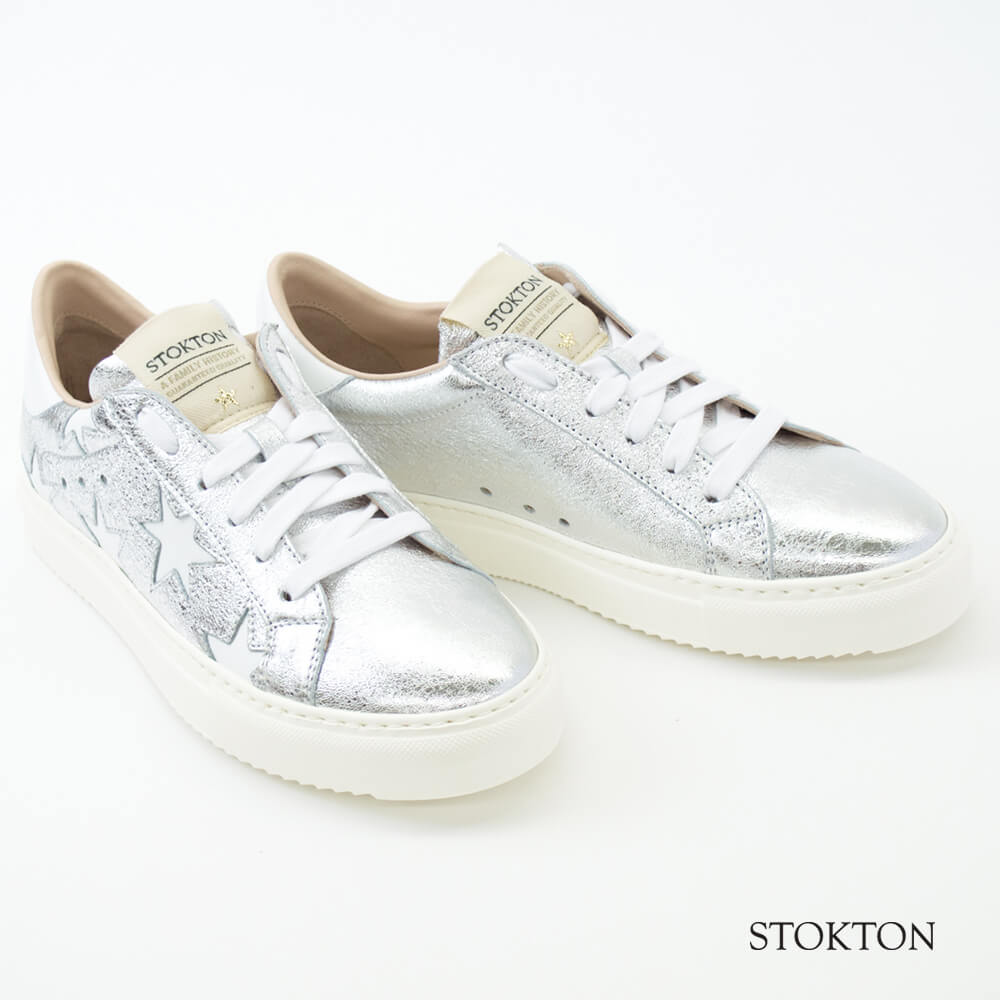 ラスト1点づつ 36・39のみ STOKTON ストックトン 星柄レザー スニーカー レディース A