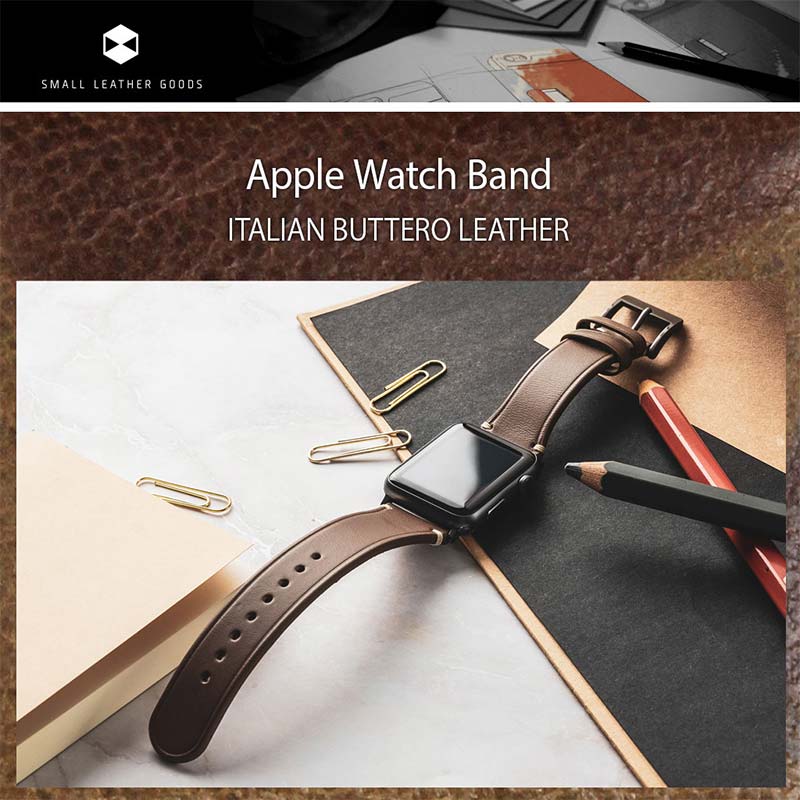【送料無料】【あす楽】Apple Watch バンド 41mm 40mm 38mm 用 本革 ブッテーロ アップルウォッチバンド SLG Design talian Buttero Leather for Series 7 / SE / 6 / 5 / 4 / 3 / 2 / 1 対応 レザー 交換 ベルト ブランド 敬老の日