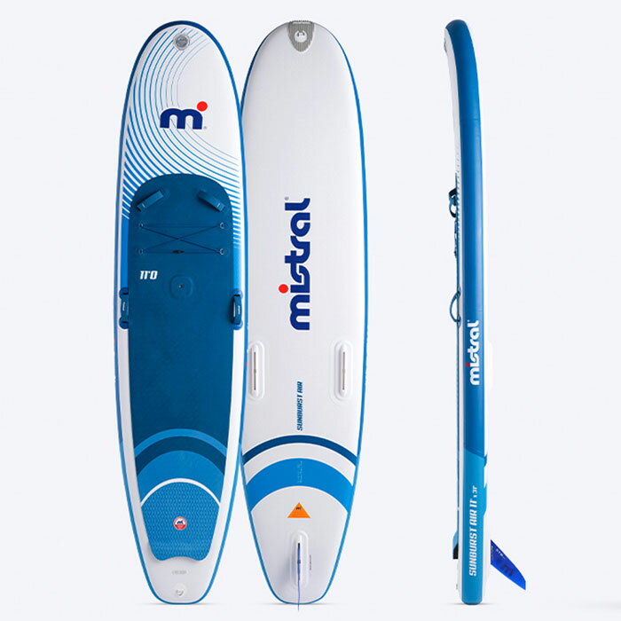 MISTRAL ミストラル SUP サップ SUNBURST air 11'0 + 4.5m2 Rigset (abc9221) リグセット Complete set サンバースト エアー スタンドアップパドルサーフィン インフレータブル mistral インフレーター エアーサップ サーフ ボード 送料無料 3