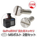 GoPro 用 アクセサリー M5ボルト2個セット (gp08d) (HERO13 Osmo Action5 アクションカメラ) GoProネジ代替 つまみネジ...
