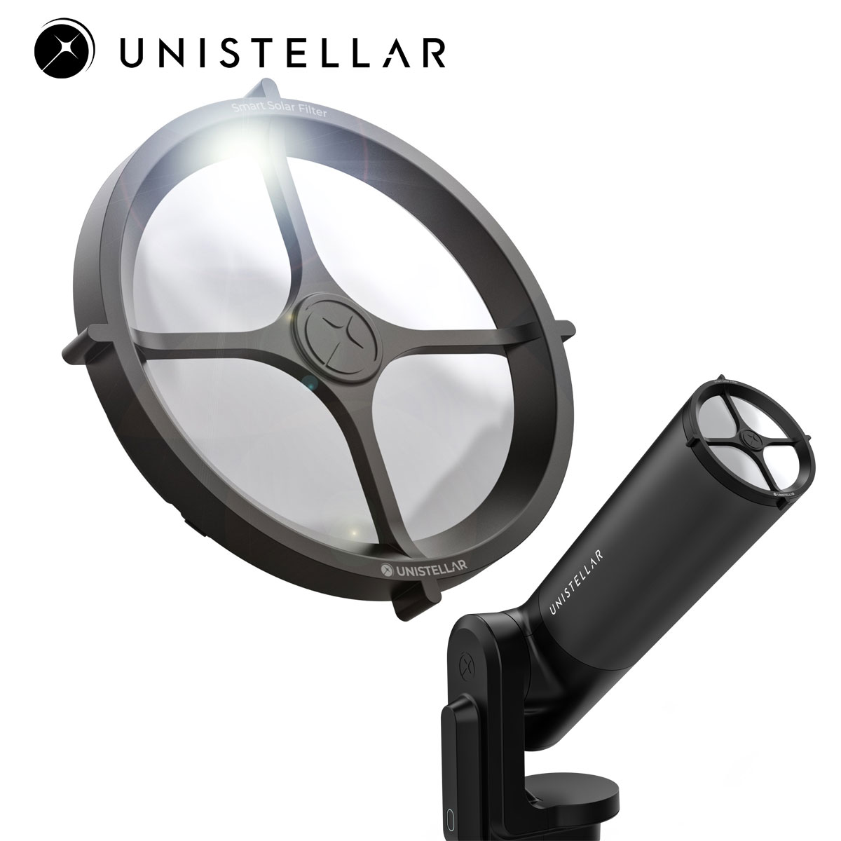 Unistellar Smart Solar Filter ユニステラ スマートソーラーフィルター 太陽観測時に目を守る eVscope / eQuinoxシリーズ専用太陽フィルター 日食 天体観測