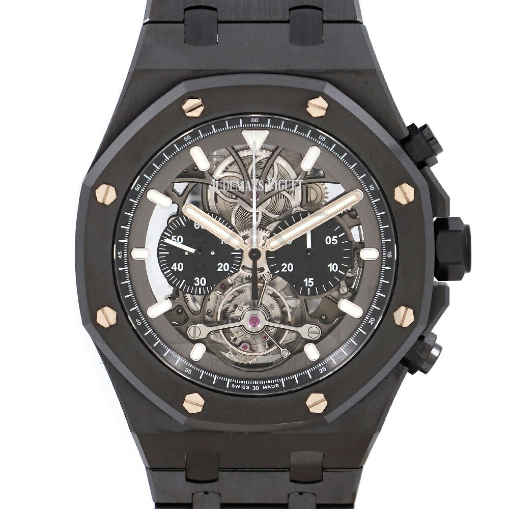オーデマピゲ（AUDEMARS PIGUET）ロイヤルオーク トゥールビヨン クロノグラフ オープンワーク 26343CE.OO.1247CE.01　世界限定100本モデル〔メンズ〕〔腕時計〕【中古】のサムネイル