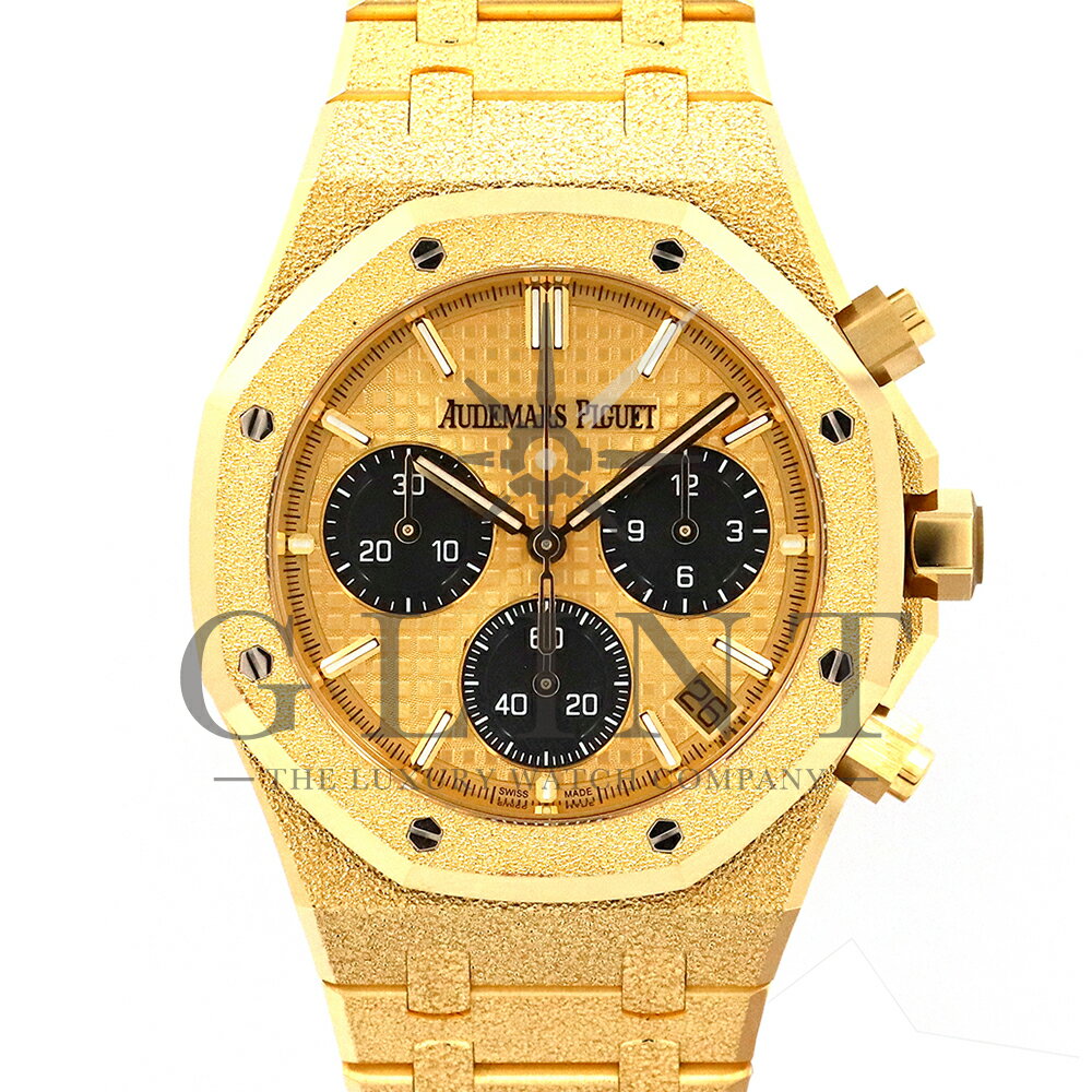 オーデマピゲ（AUDEMARS PIGUET）ロイヤルオーク クロノグラフ 41mm 26240BA.GG.1324BA.01 18Kイエローゴールド フロステッドゴールド〔メンズ〕〔腕時計〕〔未使用品〕【中古】