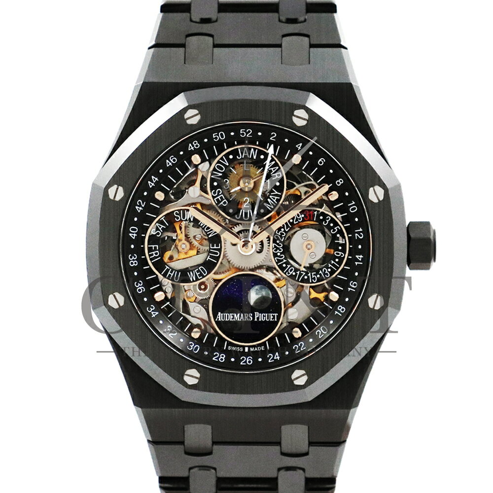 オーデマピゲ（AUDEMARS PIGUET）ロイヤルオーク パーペチュアルカレンダー オープンワーク 41mm 26585CE.OO.1225CE.01〔メンズ〕〔腕時計〕【中古】