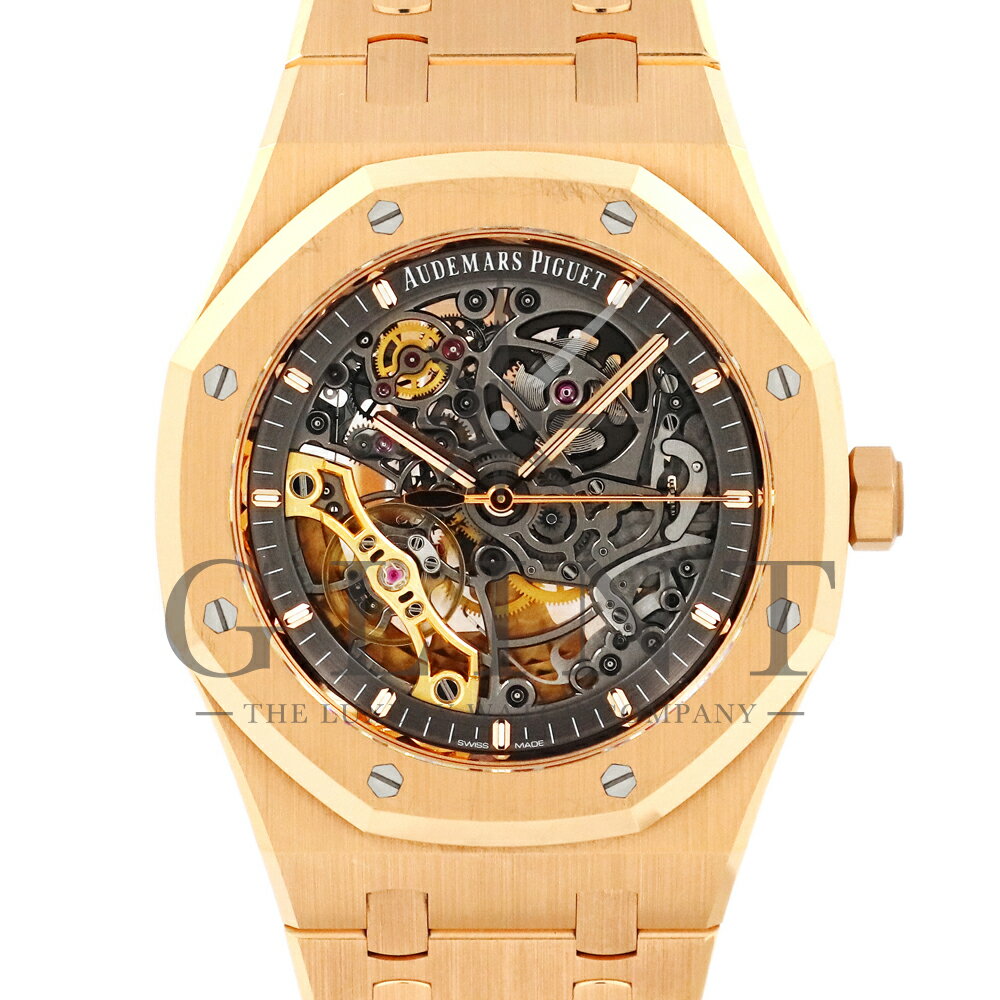 オーデマピゲ（AUDEMARS PIGUET）ロイヤルオーク ダブル バランスホイール オープンワーク 41mm 15407OR.OO.1220OR.01〔18Kピンクゴールド〕〔メンズ〕〔腕時計〕【中古】