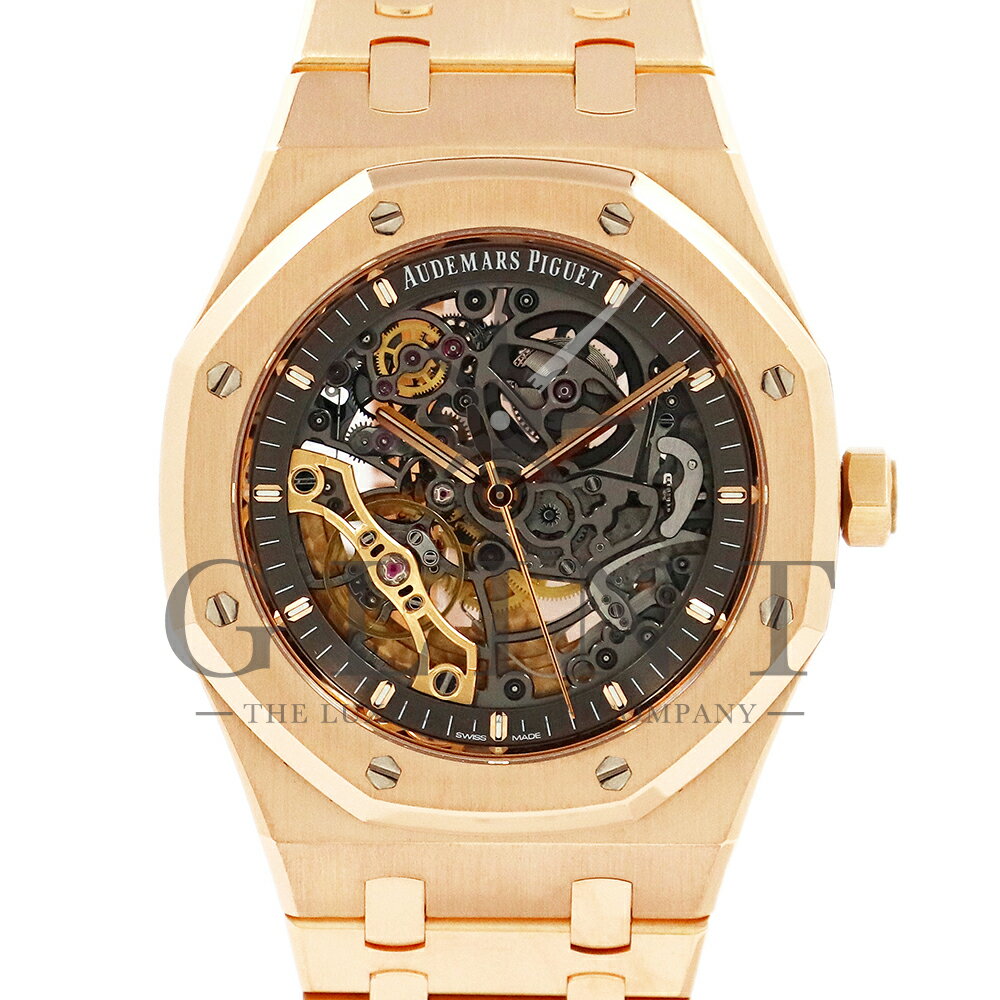 オーデマピゲ（AUDEMARS PIGUET）ロイヤルオーク ダブル バランスホイール オープンワーク 41mm 15407OR.OO.1220OR.01〔18Kピンクゴールド〕〔メンズ〕〔腕時計〕【中古】