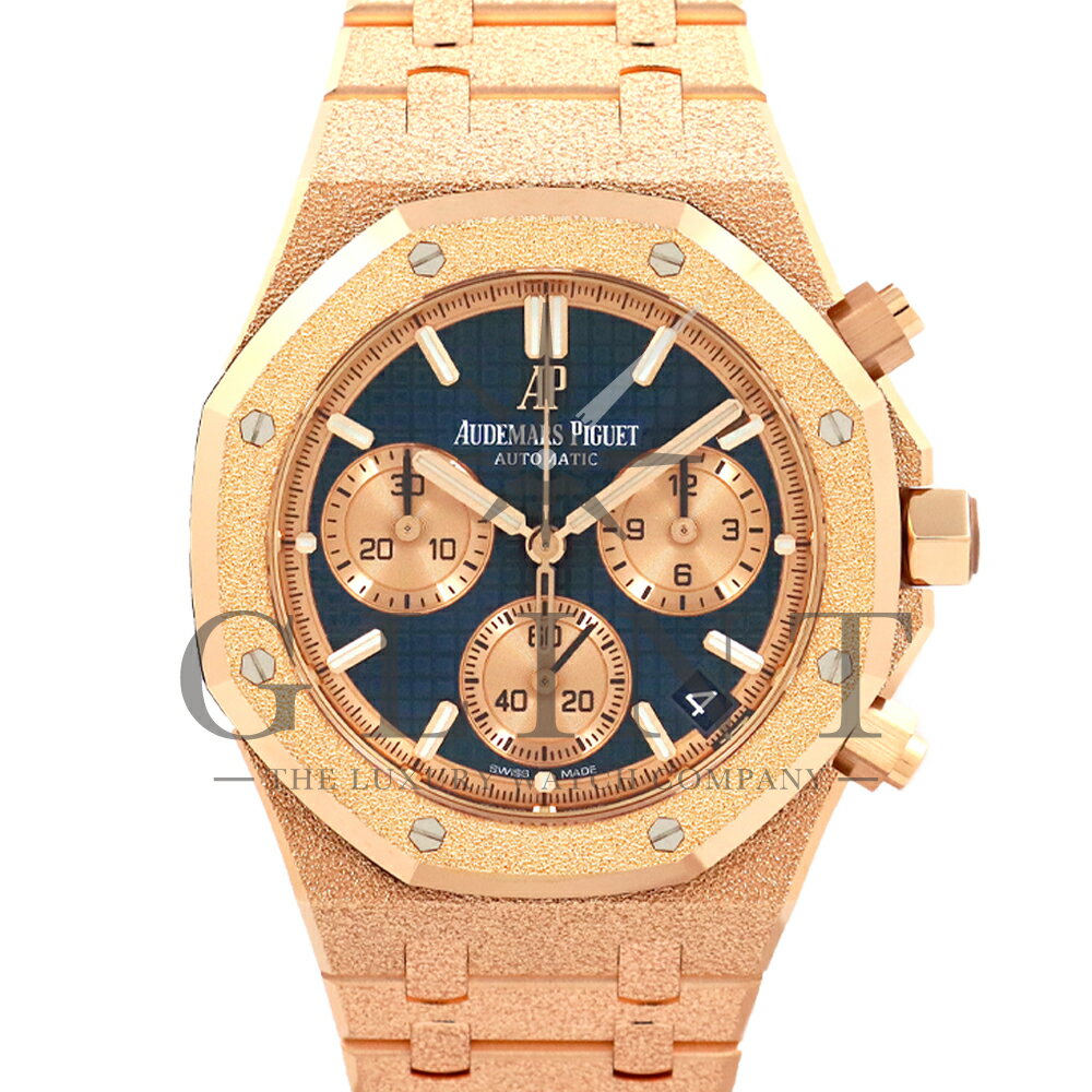 オーデマピゲ（AUDEMARS PIGUET）ロイヤルオーク クロノグラフ 41mm 26239OR.GG.1224OR.01 18Kピンクゴールド フロステッドゴールド〔メンズ〕〔腕時計〕〔未使用品〕【中古】