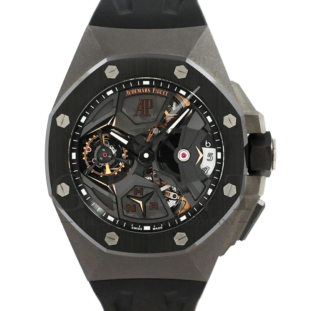 オーデマピゲ（AUDEMARS PIGUET）ロイヤルオーク コンセプト フライングトゥールビヨン GMT 44mm 26589IO.OO.D002CA.01〔メンズ〕〔腕時計〕〔未使用品〕【中古】