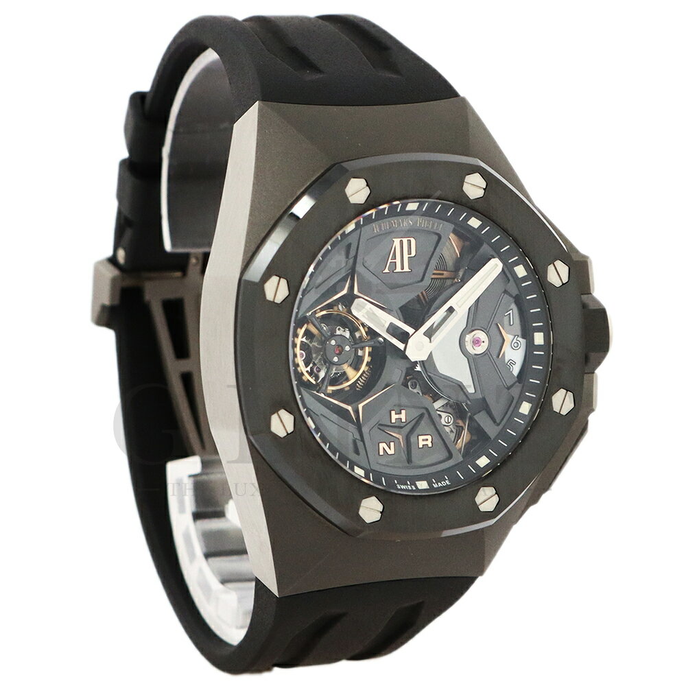 オーデマピゲ（AUDEMARS PIGUET）ロイヤルオーク コンセプト トゥールビヨン GMT 44mm 26589IO.OO.D002CA.01〔メンズ〕〔腕時計〕【中古】