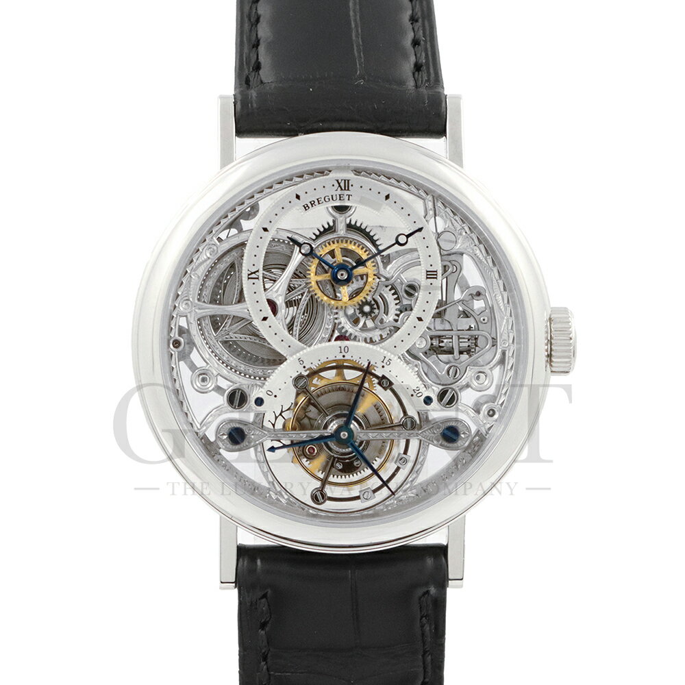 ブレゲ（BREGUET）クラシック トゥールビヨン スケルトン 3355PT/00/986〔プラチナ ...