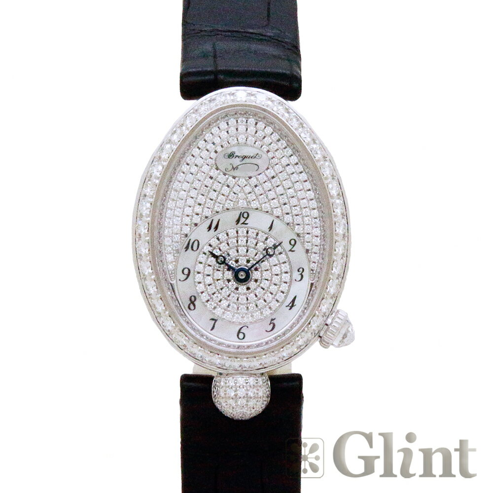 ブレゲ（BREGUET）クイーンオブネイプルズ 8928BB/8D/844 DD0D ホワイトゴールド〔純正ダイヤモンド〕〔腕時計〕【中古】のサムネイル