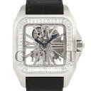 カルティエ(CARTIER)サントス 10 LM HPI00283 スケルトン バゲットダイヤモンド 〔日本国内正規品〕〔純正ダイヤモンド〕〔メンズ〕〔腕時計〕...