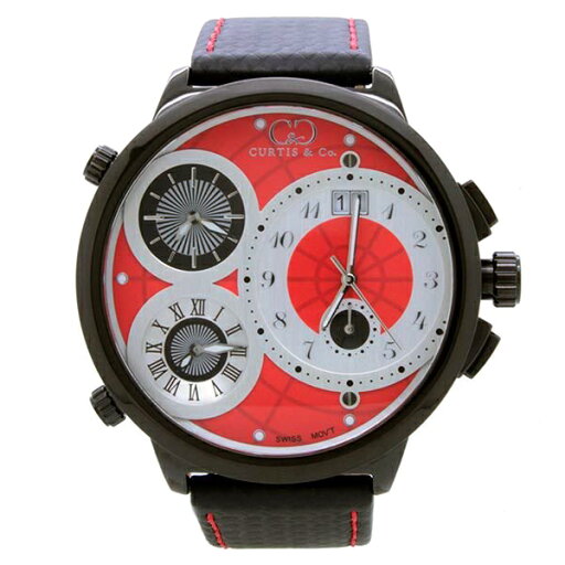 カーティス(CURTIS & CO.)BIG TIME WORLD 57mm(Red) カーティス ビックタイムワールド57mm【腕時計】 カーティス(CURTIS & CO.)BIG TIME WORLD 57mm(Red) カーティス ビックタイムワールド57mm【腕時計】