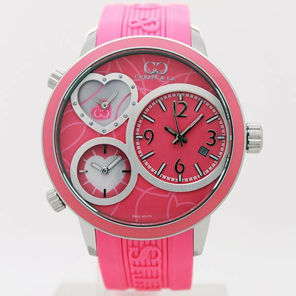 カーティス（CURTIS & CO.）BIG TIME LOVE（Pink） カーティス ビックタイムラブ50mm【腕時計】