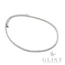 【Glint】グリント テニスチェーン ネックレス 全長56cm/幅3.25mm 14KWG ラボグロウンダイヤモンド（ホワイトゴールド）【新品】