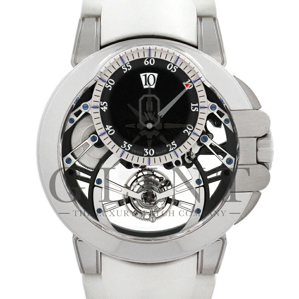 ハリーウィンストン（HARRY WINSTON）オーシャン トゥールビヨン ジャンピングアワー OCEMTJ45WW001〔世界限定75本 〕〔メンズ〕〔腕時計〕〔未使用品〕【中古】