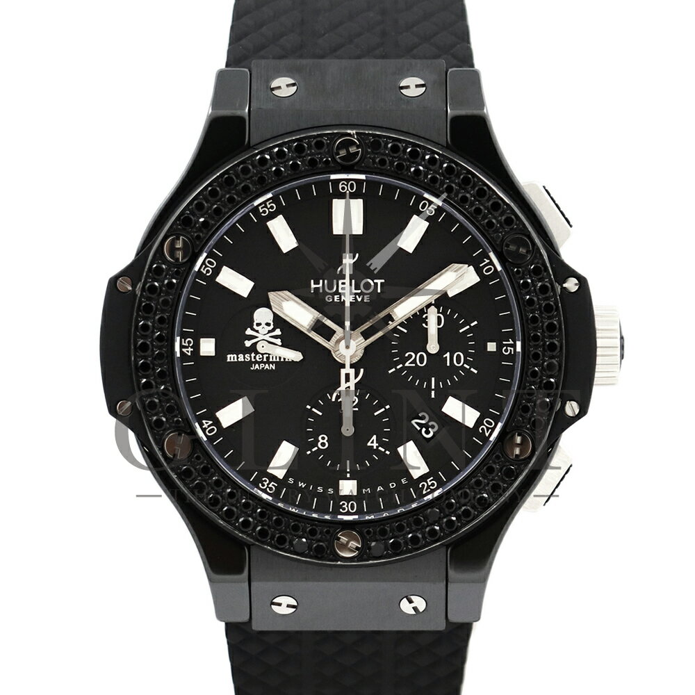 ウブロ（HUBLOT）BIG BANG ビッグバン マスターマインド ジャパン オールブラックダイヤモンド 44.5mm 301.CM.1170.RX.1100.THD10〔世界限定30本〕〔メンズ〕〔腕時計〕【中古】