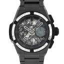 ウブロ（HUBLOT）ビッグ・バン インテグレーテッド オールブラック バゲットダイヤモンド 451.CX.1140.CX.1904 42mm〔メンズ〕〔腕時計〕【新品】